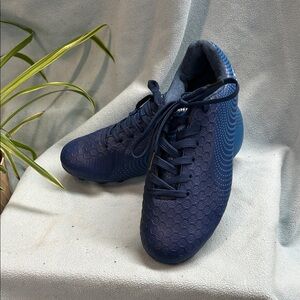 Blue Textured Athletic Shoes Sz 3-1/2